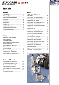 Reparaturanleitung RIS Explorer Speed 50, 2T,  Antrieb und Motor