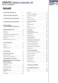 Reparaturanleitung RIS Fantic Koala 50 Fahrerhandbuch