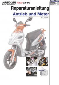 Reparaturanleitung RIS Kreidler Hiker 2.0 DD 2 Takt Antrieb und Motor