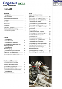 Reparaturanleitung RIS, Pegasus Sky II 50, 2T, Antrieb und Motor