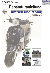 Reparaturanleitung RIS  Romet Blu City 50 4-Takt Antrieb und Motor