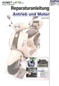 Reparaturanleitung RIS Latte City 50 4T Antrieb und Motor