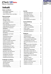 RIS Reparaturanleitung ZTech 125 Retro Antrieb und Motor