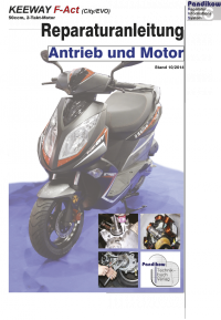 Reparaturanleitung RIS, Keeway F-Act 50, 2T, Antrieb und Motor