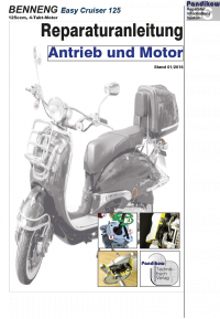 RIS Reparaturanleitung Benneng Easy Cruiser 125 Antrieb und Motor