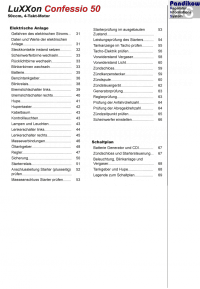 Reparaturanleitung RIS, LuXXon Confessio 50, 4T, Gemischaufbereitung, Diagnose und Elektik