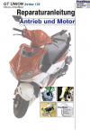 Reparaturanleitung RIS GT Union Striker 125, Antrieb und Motor